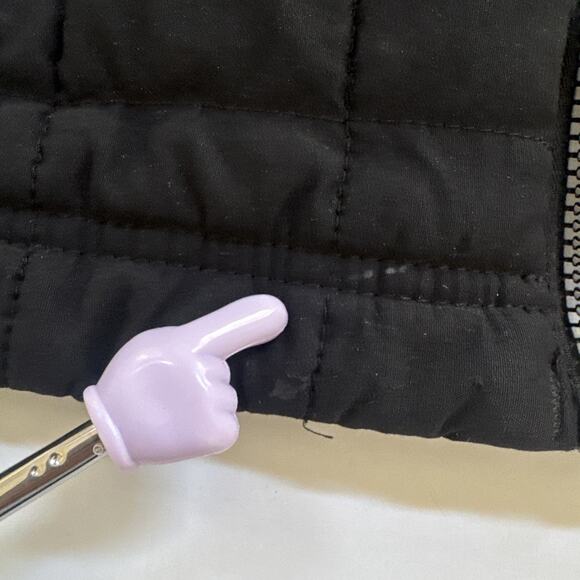 Vintage‎ Orvis Quilted Puffer Vest Zip Up Outdoors Hiking Black Mens Medium - Picture 5 of 9